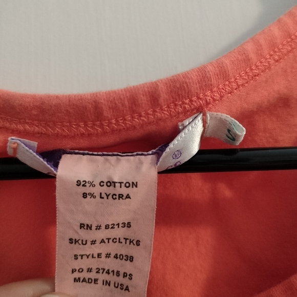 Fresh Produce Vibrant Coral Tank Top Small - Picture 6 of 7